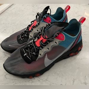 nike element 87 blue chill solar red